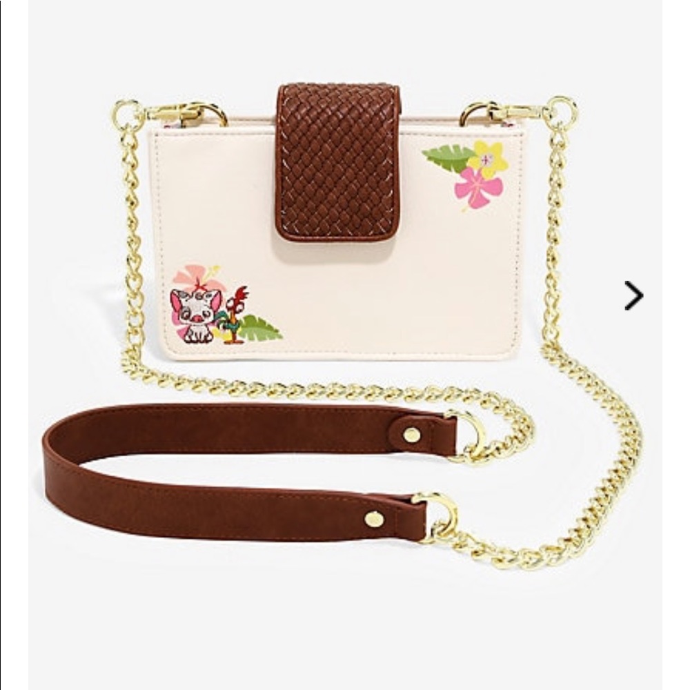 Loungefly Disney Moana Pua Floral Crossbody Bag